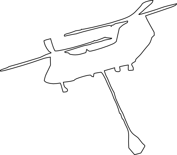free vector Military Helicopter clip art