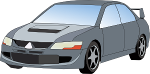 free vector Mitsubishi Evo clip art