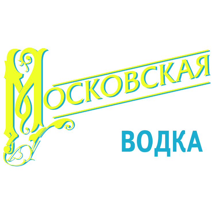 free vector Moskovskaya vodka 2