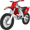 free vector Motobike clip art
