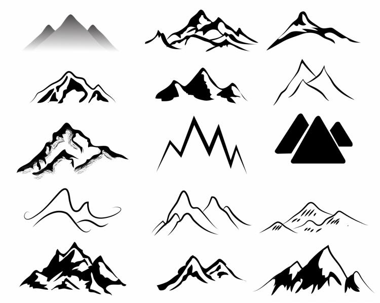 free vector Mountains