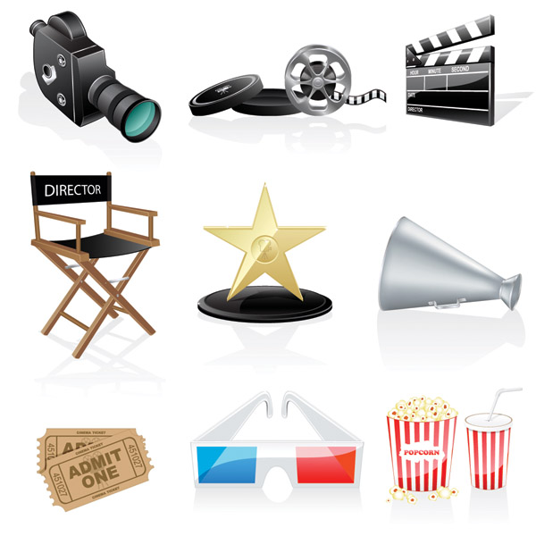 Movie icon (19238) Free EPS Download / 4 Vector