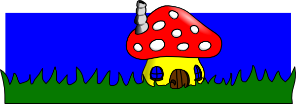 free vector Mushroom Home clip art