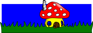 free vector Mushroom Home clip art