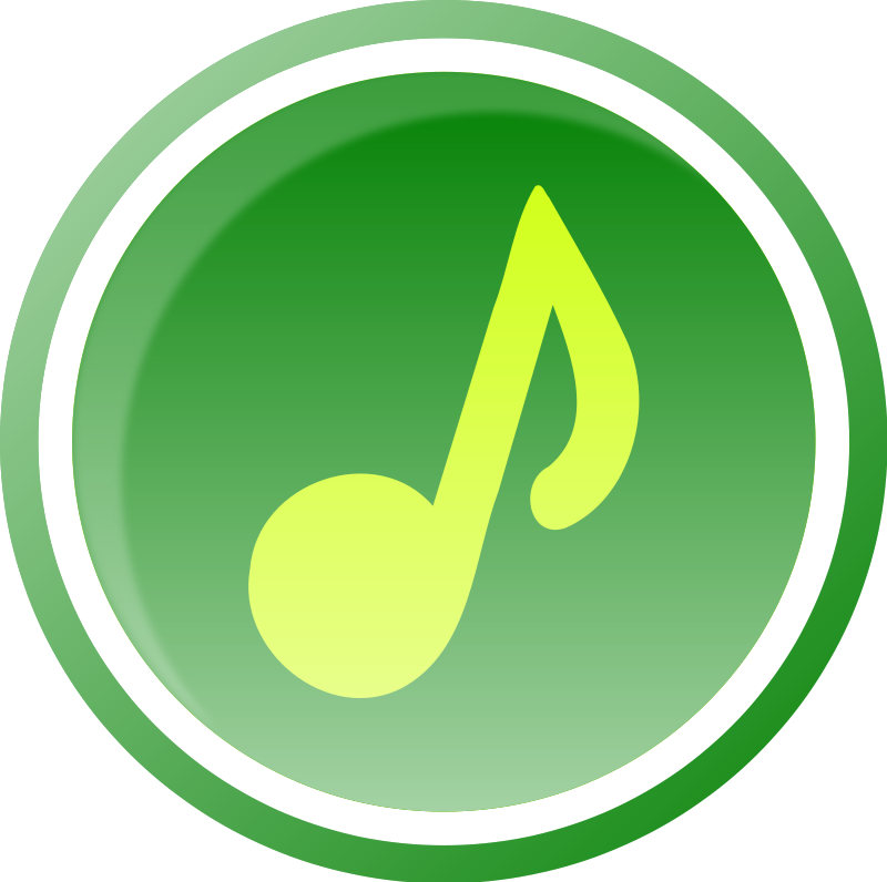 free vector Music Icon-Green-1