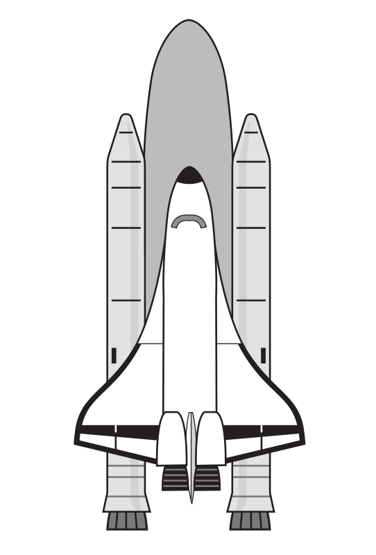 NASA Space Shuttle Free Vector / 4Vector