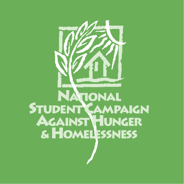 free vector National student campaign against hunger homelessness