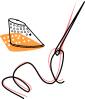 free vector Needle Thread And Timble clip art