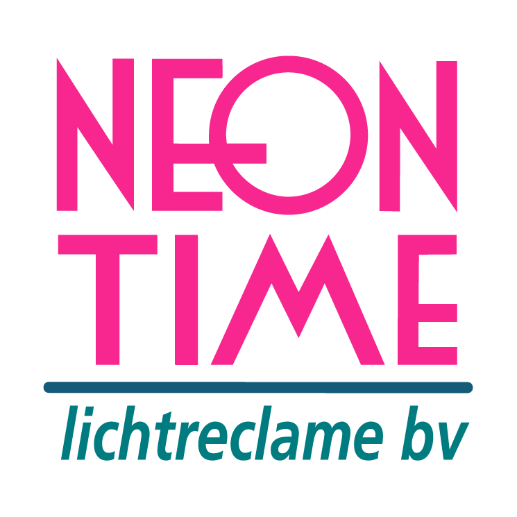 free vector Neon time