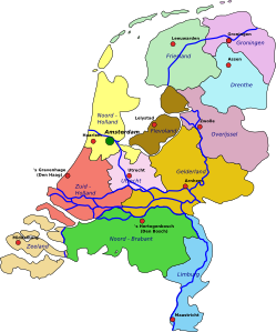 free vector Netherlands Map clip art