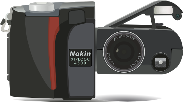 free vector Nikon Coolpix 4500 Digital Camera clip art