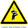 free vector Ninja Sign clip art