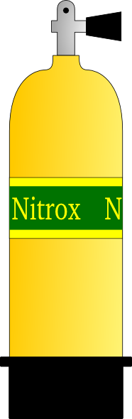free vector Nitrox Scuba Tank clip art