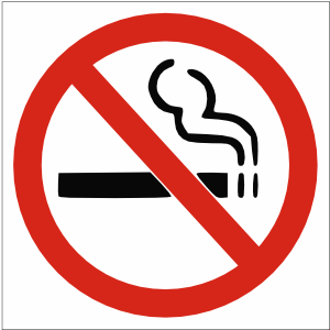 free vector No Smoking Sign clip art