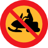 free vector No Snowmobiles Sign clip art