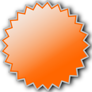 free vector Noonespillow Basic Starburst Badge clip art