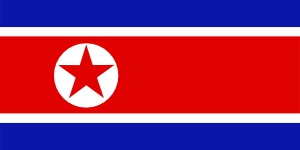 free vector North Korea National Flag clip art