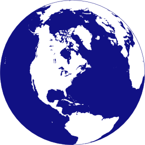 free vector Northern Hemisphere Globe clip art
