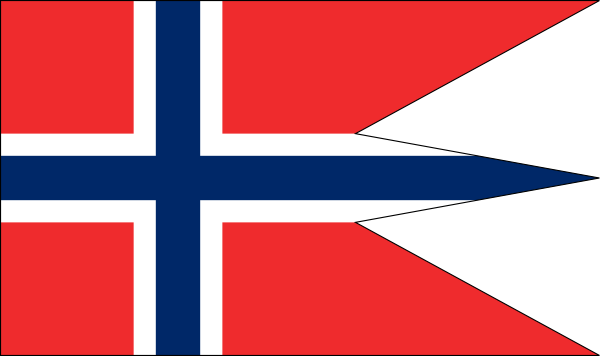 free vector Norwegian State And War Flag clip art