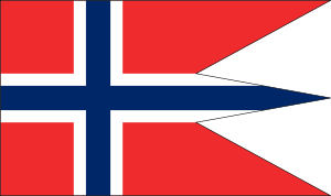 free vector Norwegian State And War Flag clip art