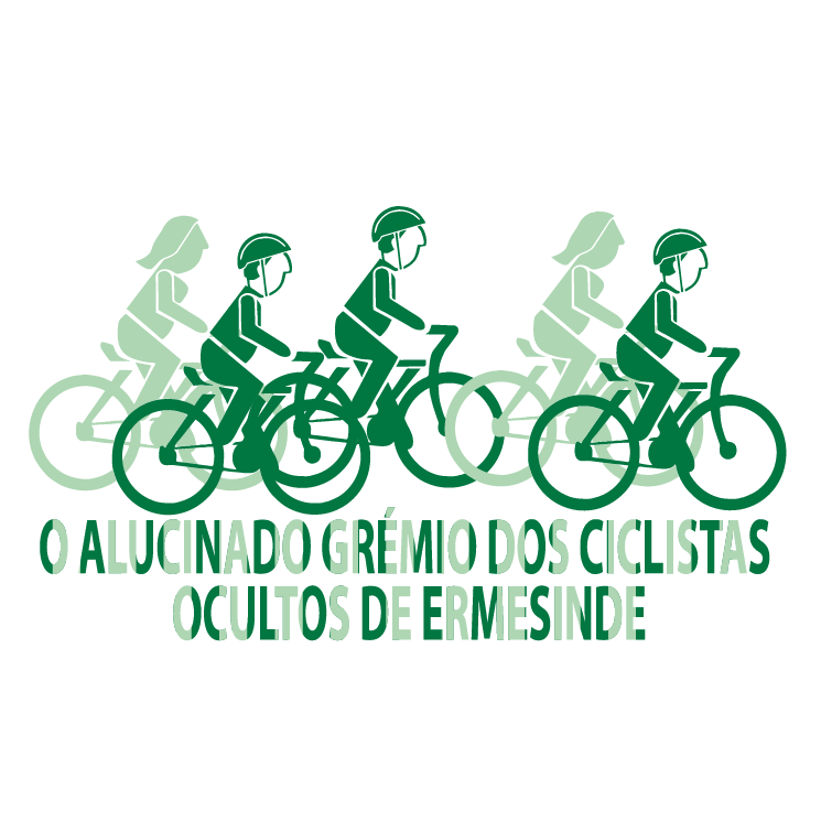 free vector O alucinado gremio dos ciclistas