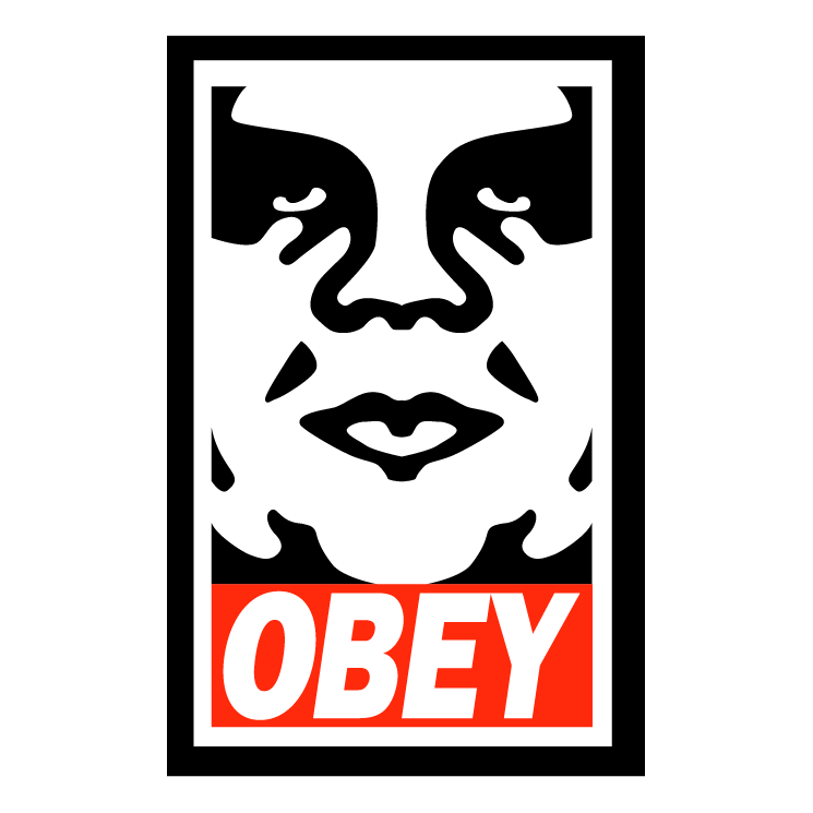 free vector Obey the giant 1