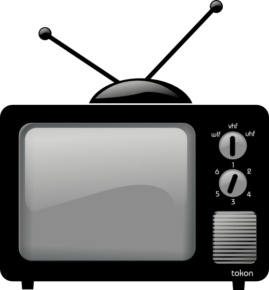 free vector Old Television clip art