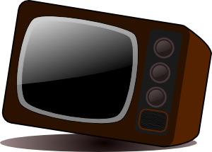 free vector Old Television clip art