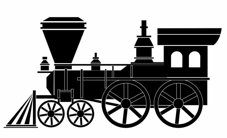 vintage train clip art free - photo #21