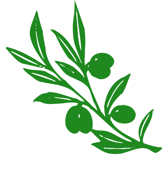 free vector Olive Tree Branch clip art