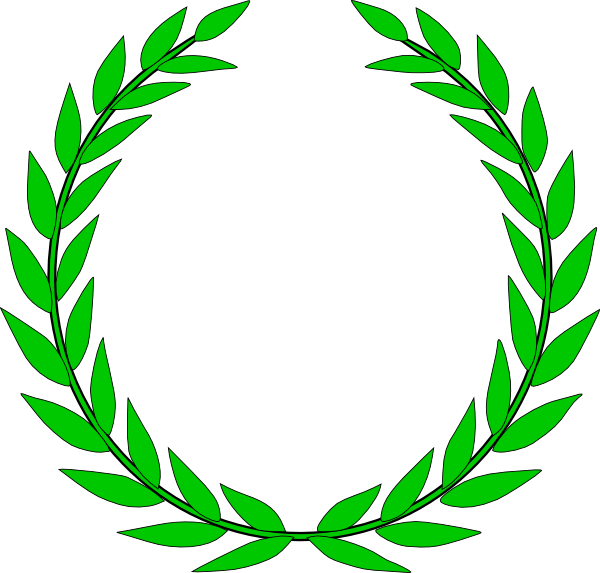 free vector Olive Wreath clip art