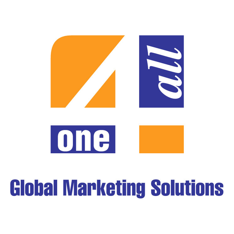 free vector One 4 all global marketing solutions