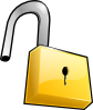 free vector Open Lock clip art