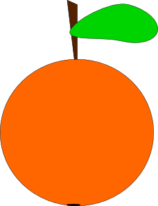 free vector Orange clip art