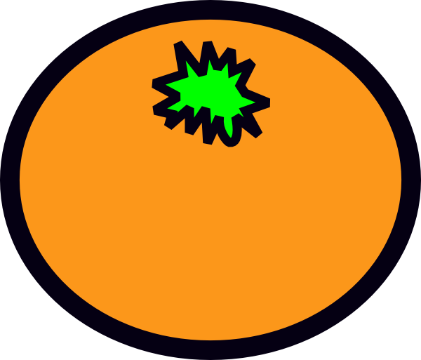 free vector Orange clip art