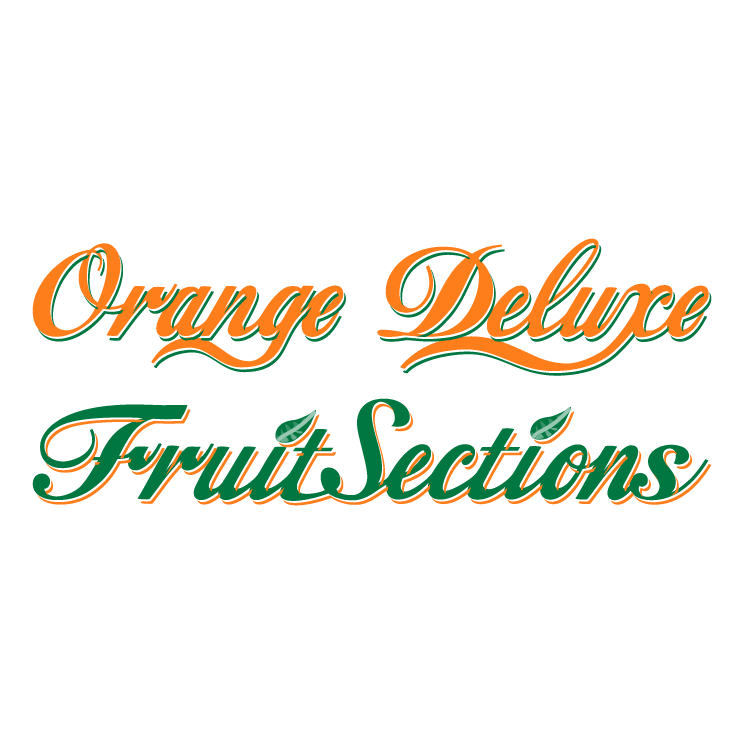 free vector Orange deluxe fruit sections