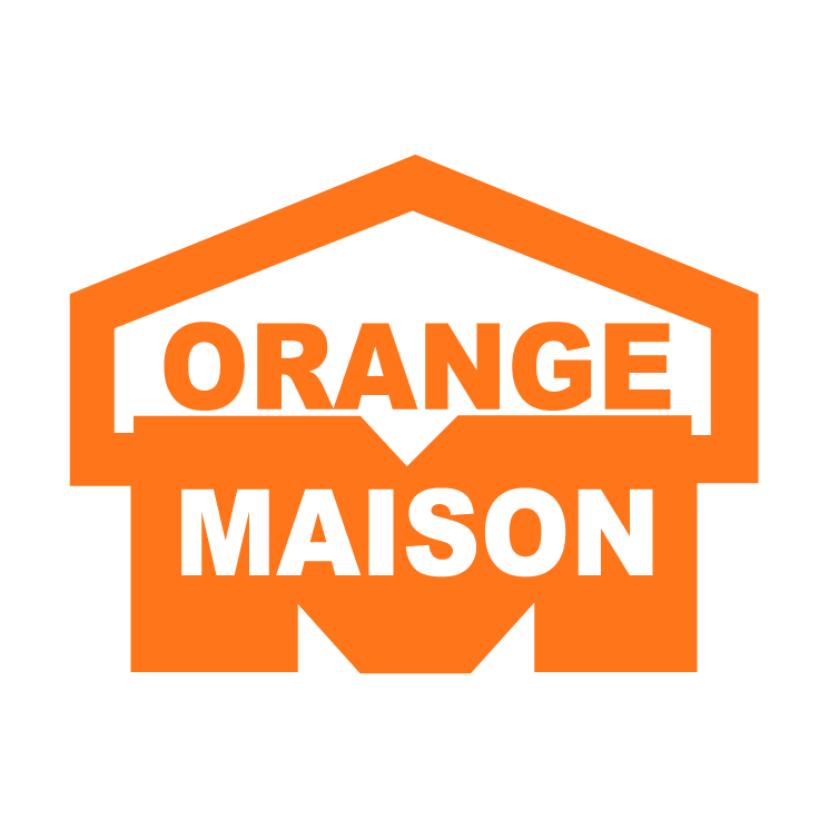 free vector Orange maison