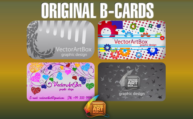 free vector Original Business Cards