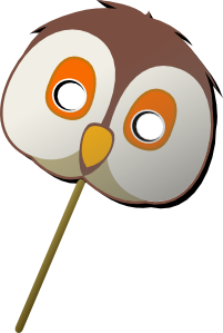 free vector Owl Mask clip art