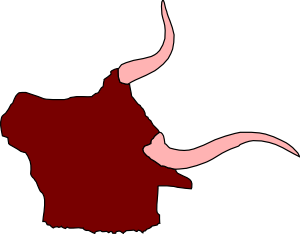 free vector Ox Head With Horns clip art