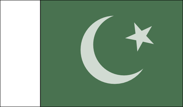 free vector Pakistani Official Flag clip art