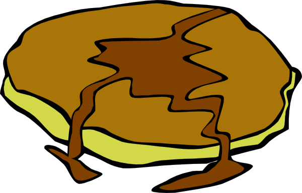 free vector Pancake With Syrup clip art