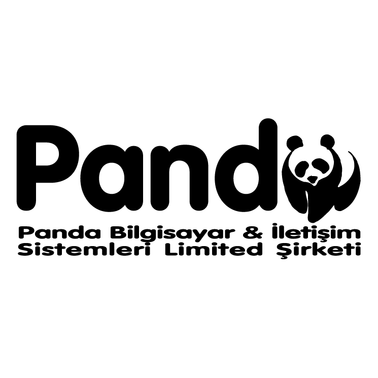 free vector Panda bilgisayar