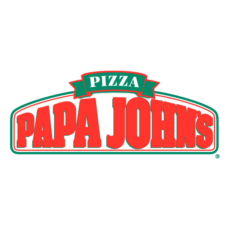 Papa Johns Pizza In Box On White Background Stock Photo - Download