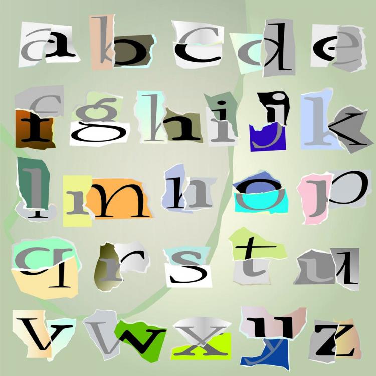 free vector Paper letters fight the tears 01 vector