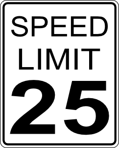 free vector Paulprogrammer Ca Speed Limit Roadsign clip art