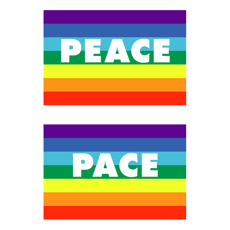 free vector Peace flag