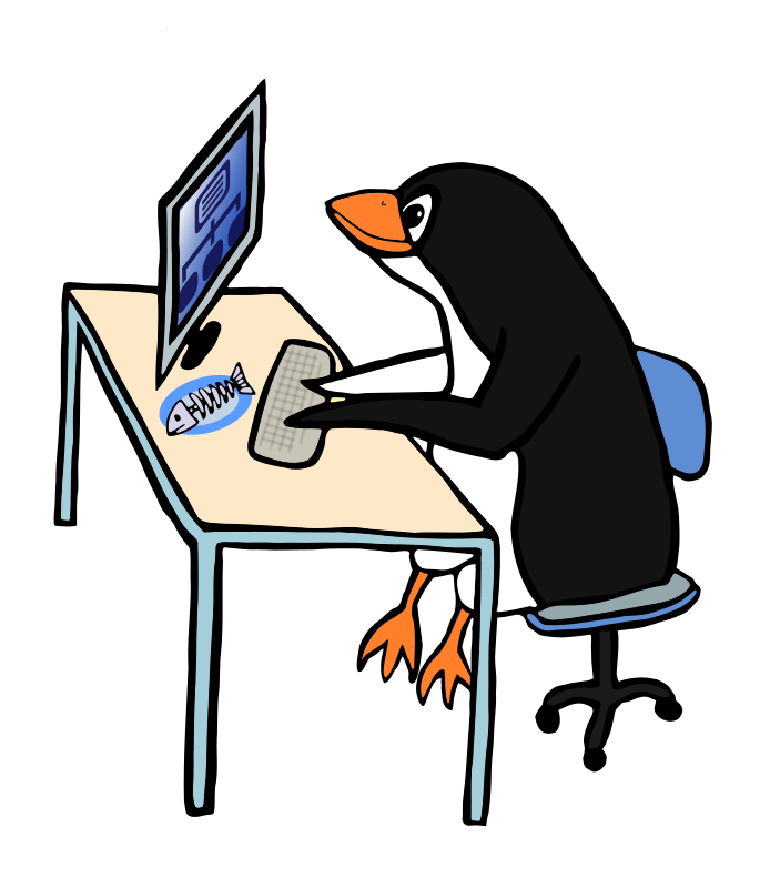 free vector Penguin Admin