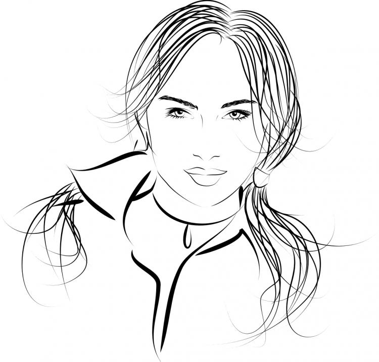 free vector People style sketch material