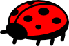 free vector Peterm Ladybug clip art